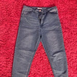 Light-Mid Dark Blue Jeans